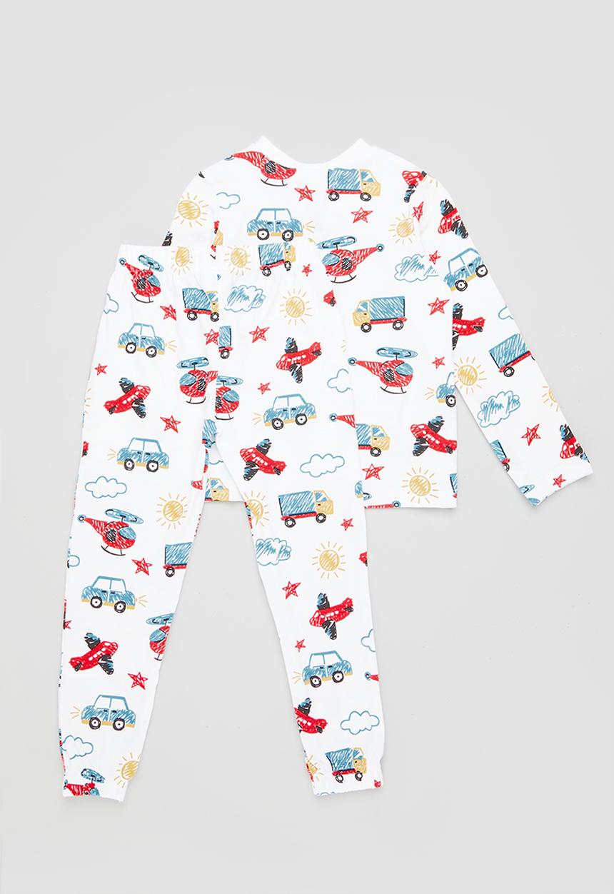Superbalist - Winter pj set - white