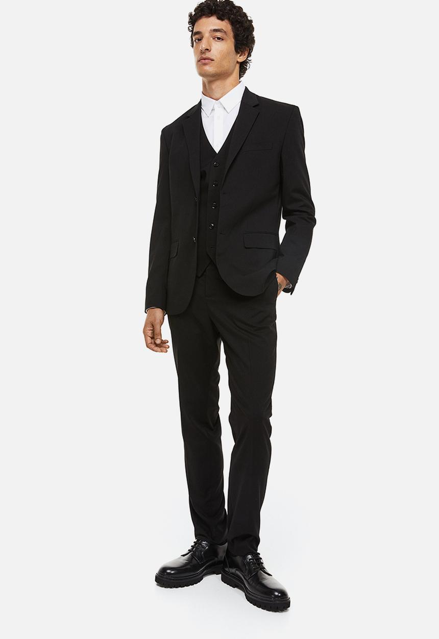 H&M - Skinny fit jacket - black