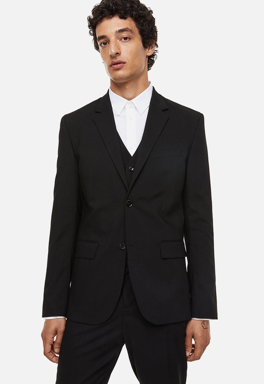 H&M - Skinny fit jacket - black