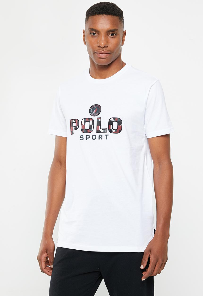 POLO - Men sport longer length short sleeve tee - white