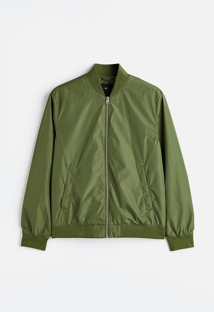 H&M - Bomber jacket - green