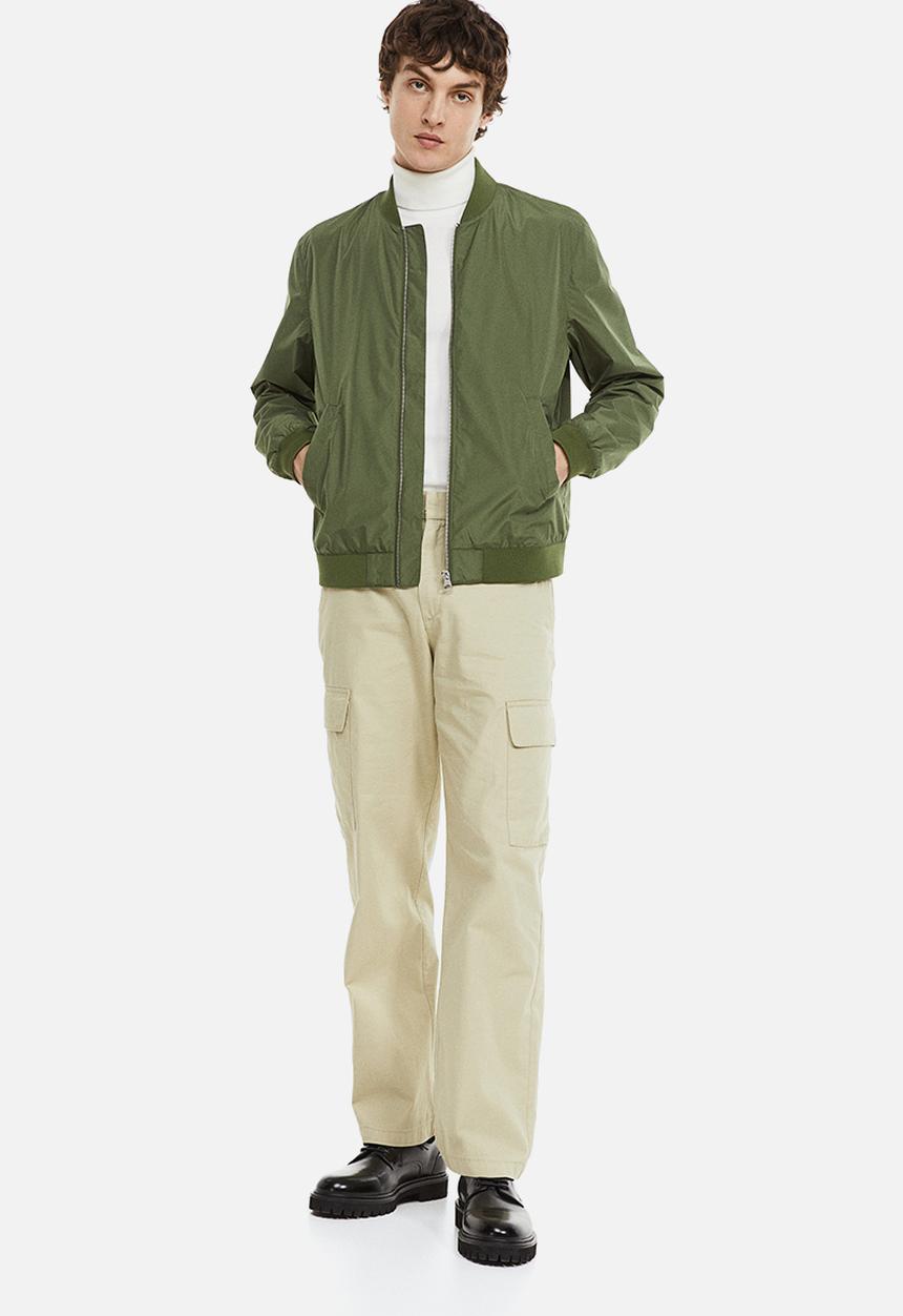 H&M - Bomber jacket - green