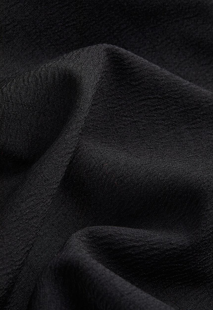 H&M - V-neck dress - black