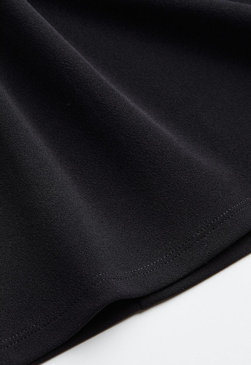 H&M - Off-the-shoulder jersey dress - black