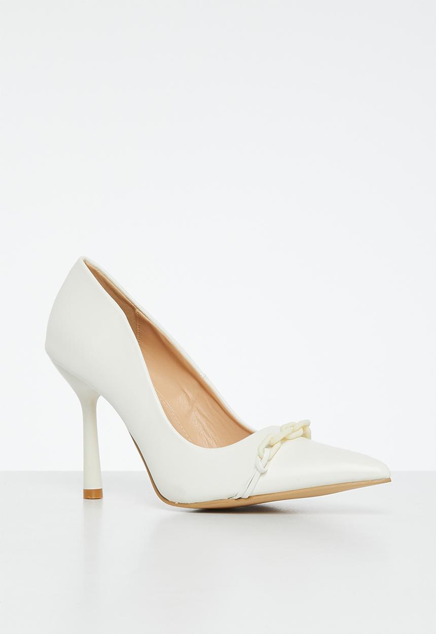 Superbalist - Josie court heel - off white