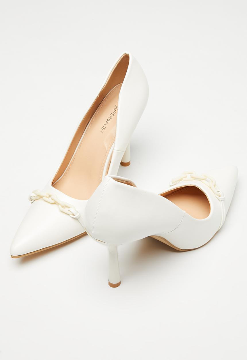 Superbalist - Josie court heel - off white