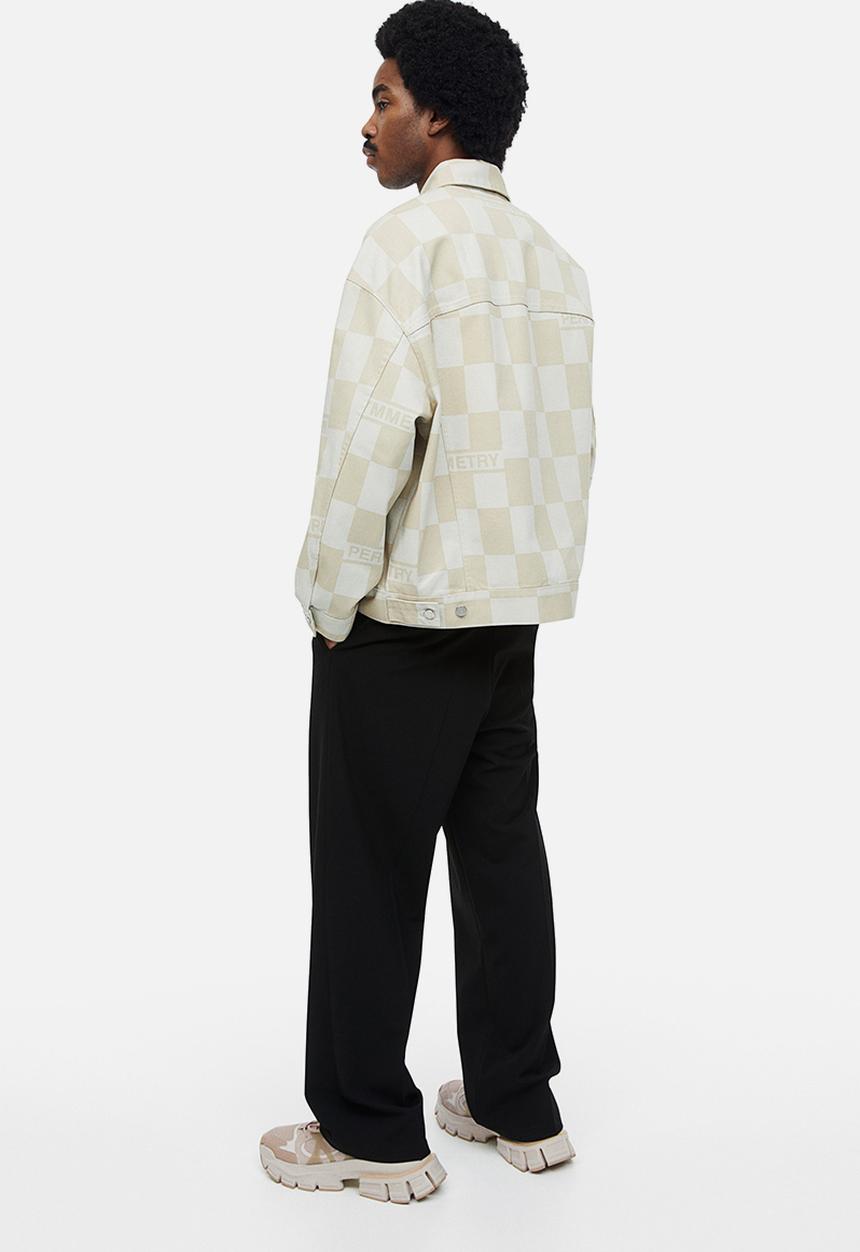 H&M - Boxy twill jacket - beige