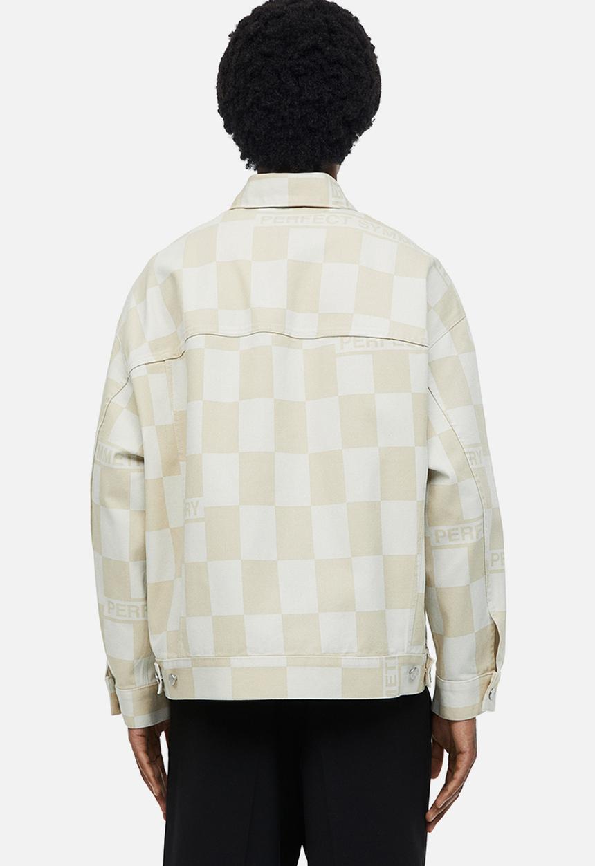 H&M - Boxy twill jacket - beige
