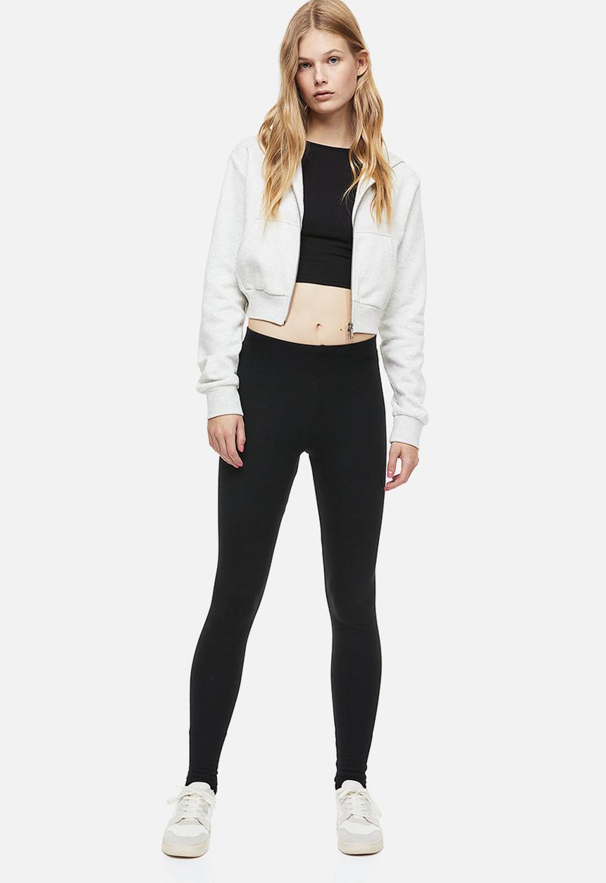 H&M - Jersey leggings - black
