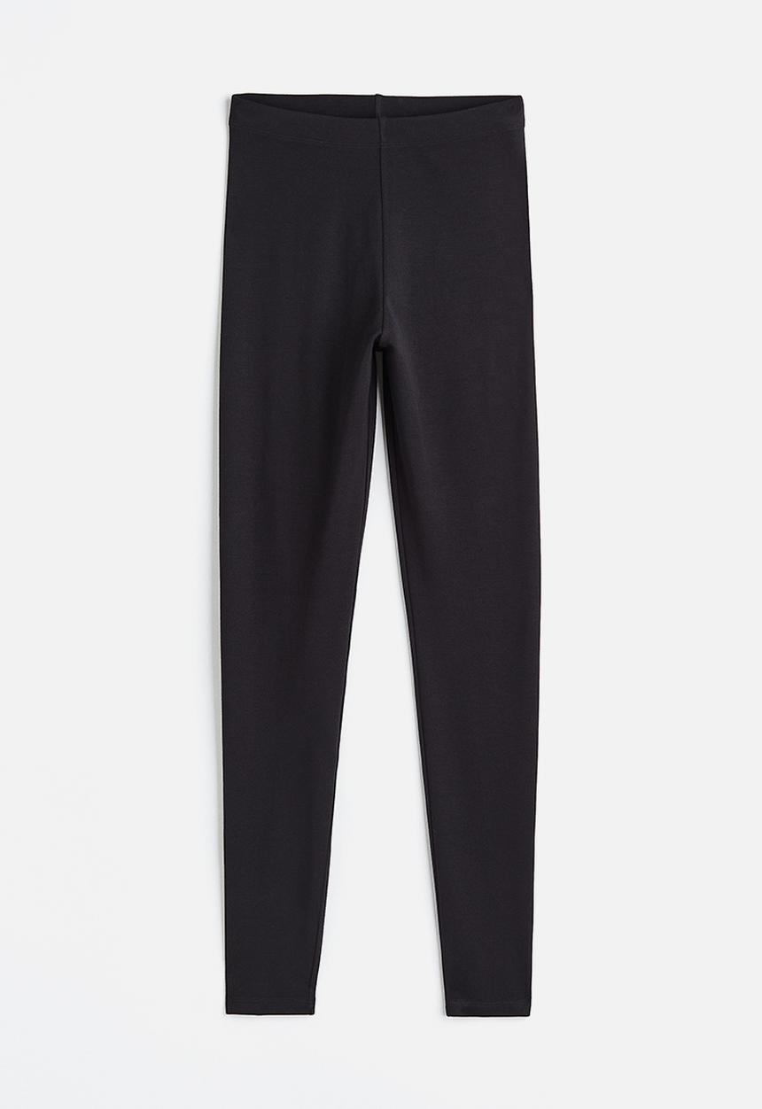 H&M - Jersey leggings - black