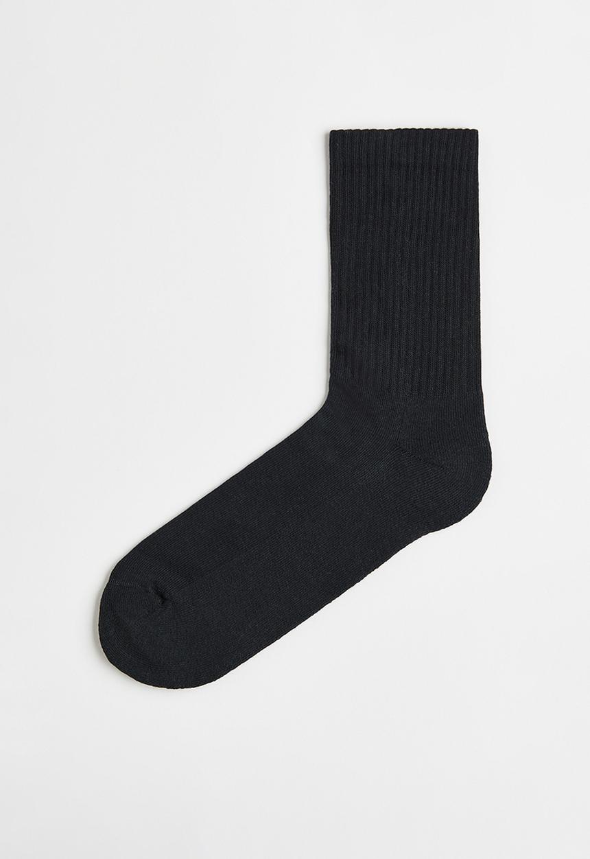 H&M - Fine-knit socks - off-black