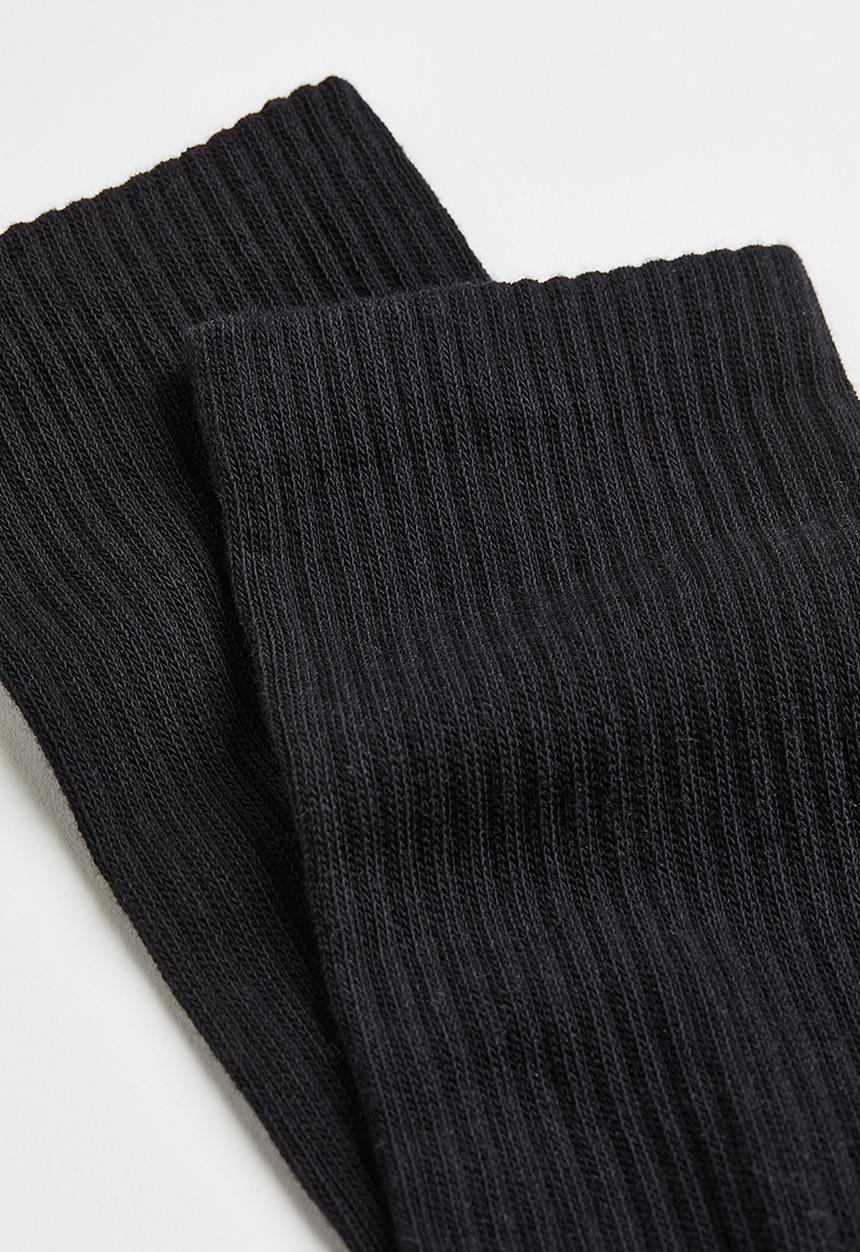 H&M - Fine-knit socks - off-black