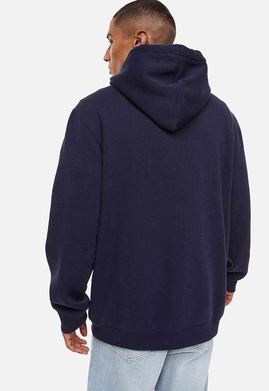 H&M - Regular fit hoodie - dark blue/chicago 