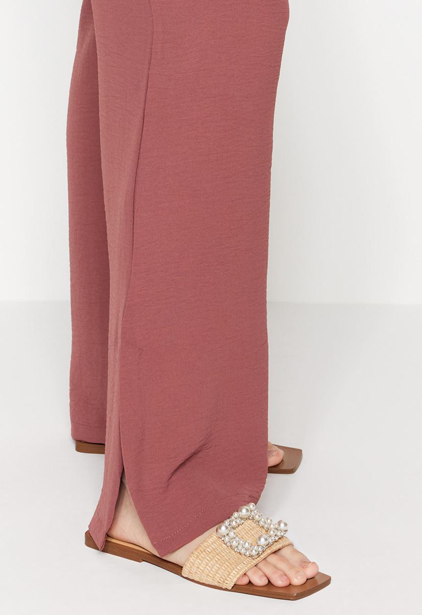 Trendyol - Drawstring trousers - brown
