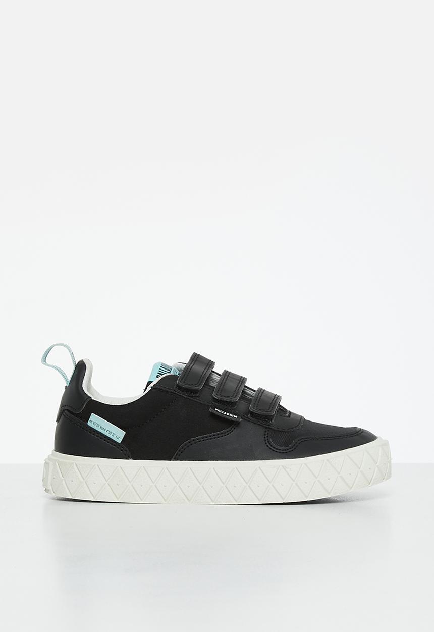 Palladium - Ace kids lo strap sneakers - black & white