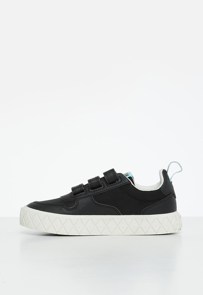 Palladium - Ace kids lo strap sneakers - black & white