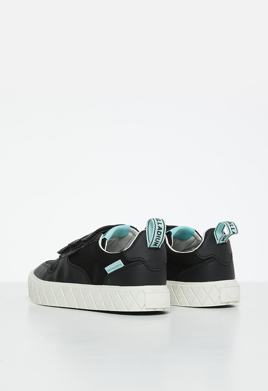 Palladium - Ace kids lo strap sneakers - black & white