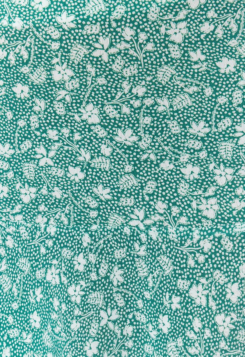 Trendyol - Pleated ditsy skirt - mint