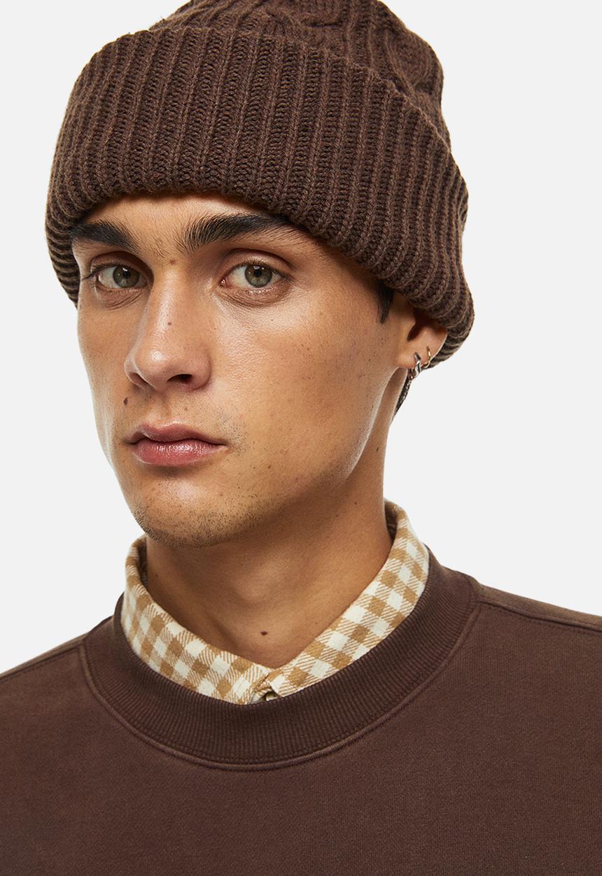 H&M - Oversized fit cotton sweatshirt - brown