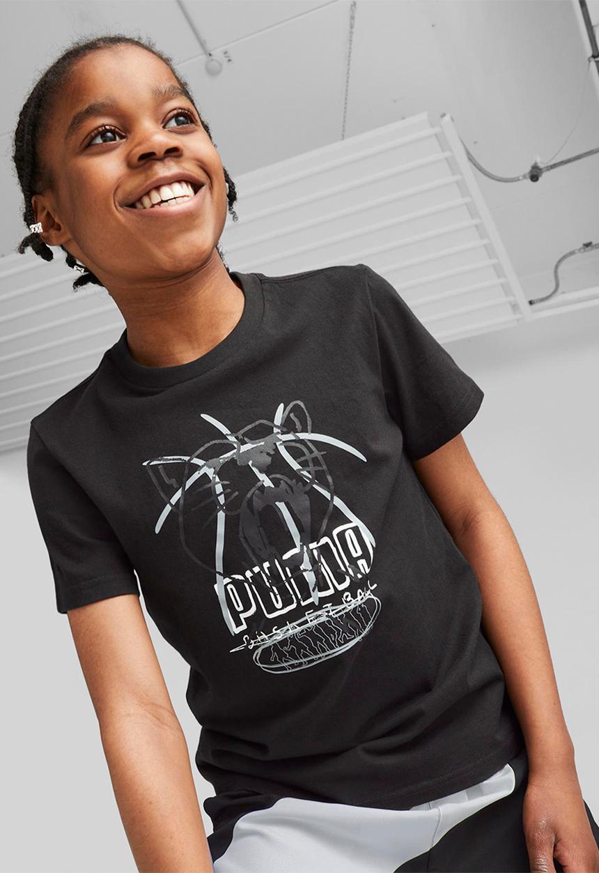 PUMA - Basketball tee b - puma black