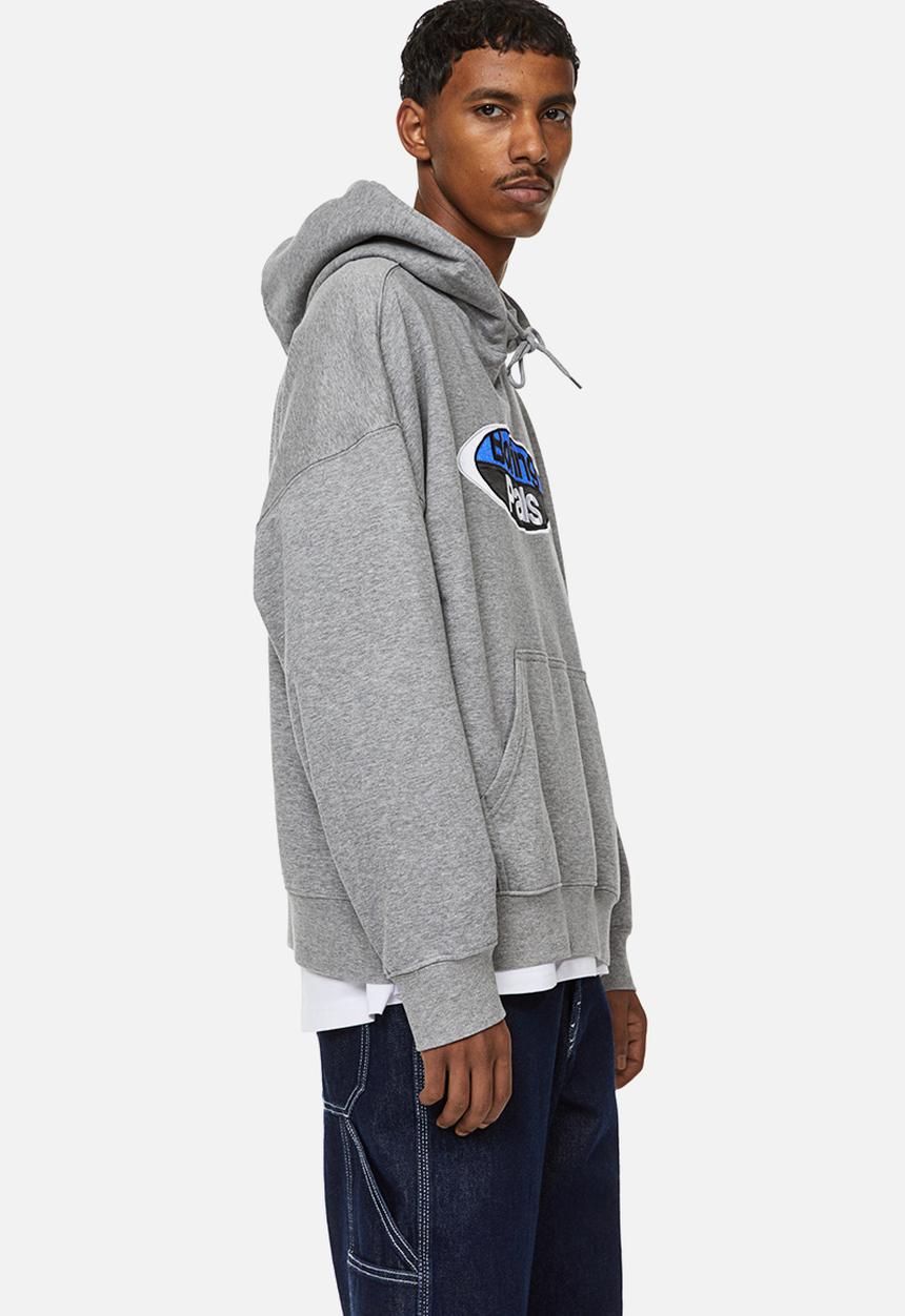 H&M - Oversized fit hoodie - grey