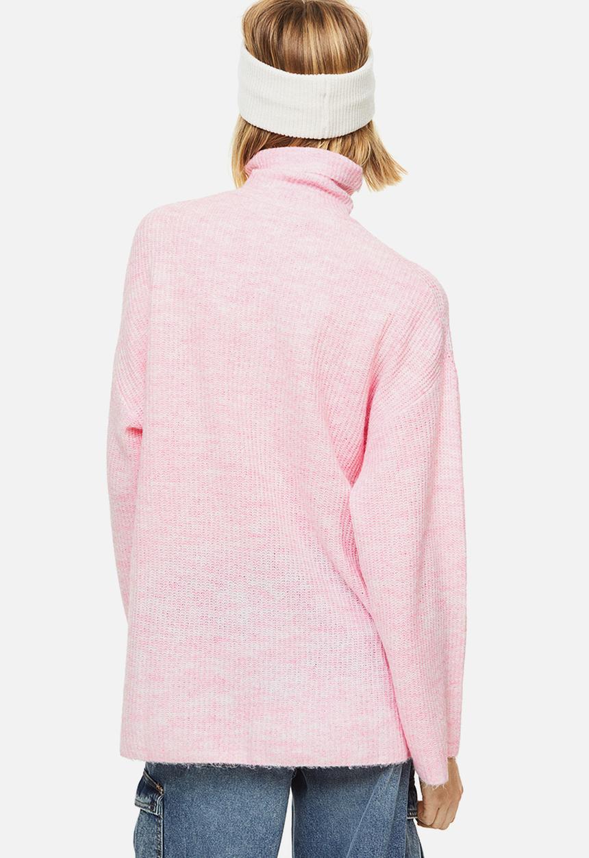 H&M - Polo-neck jumper - light pink