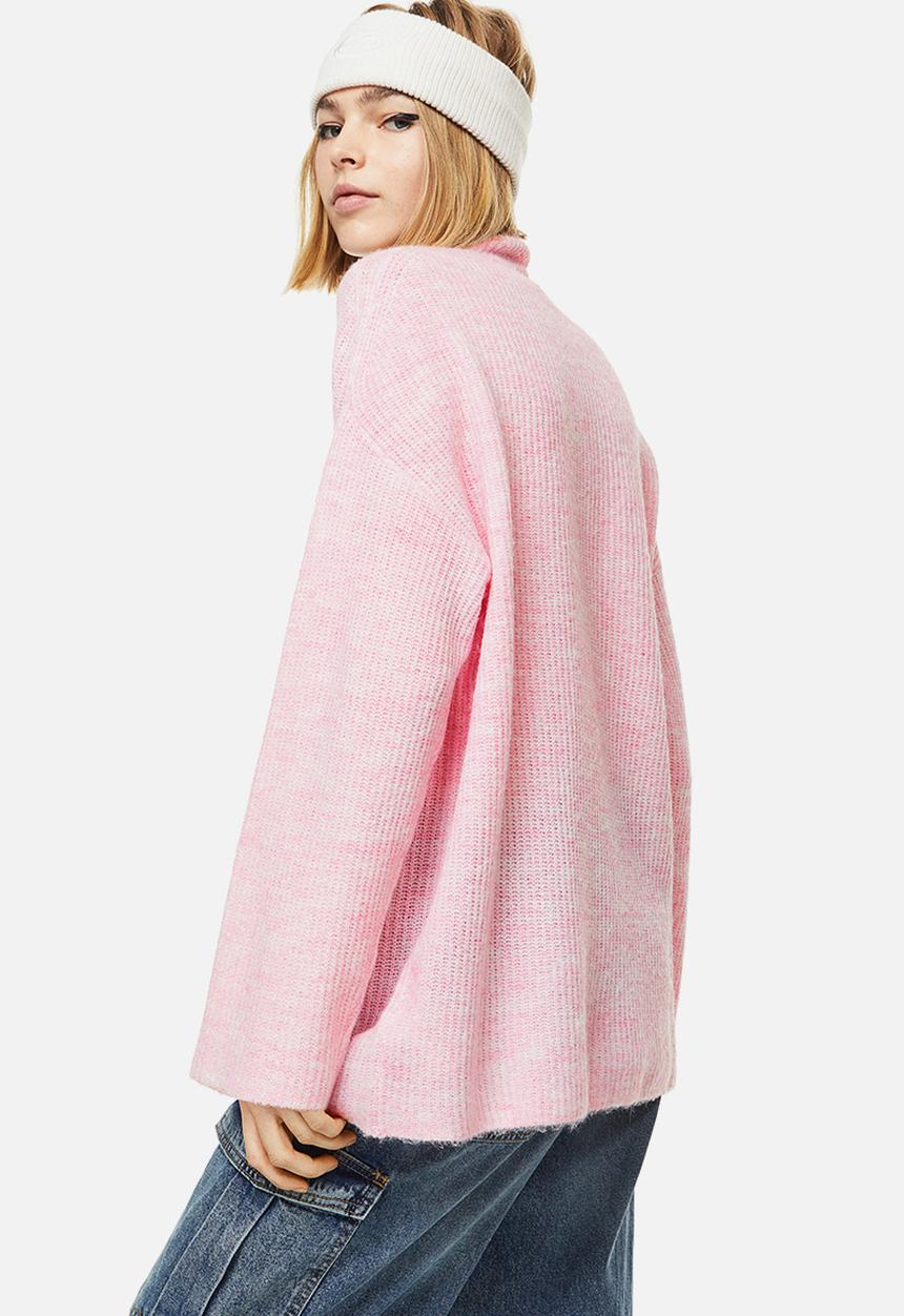 H&M - Polo-neck jumper - light pink