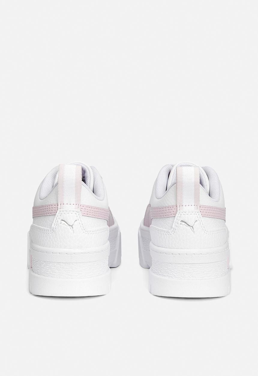PUMA - Mayze leather jr - puma white/pearl pink