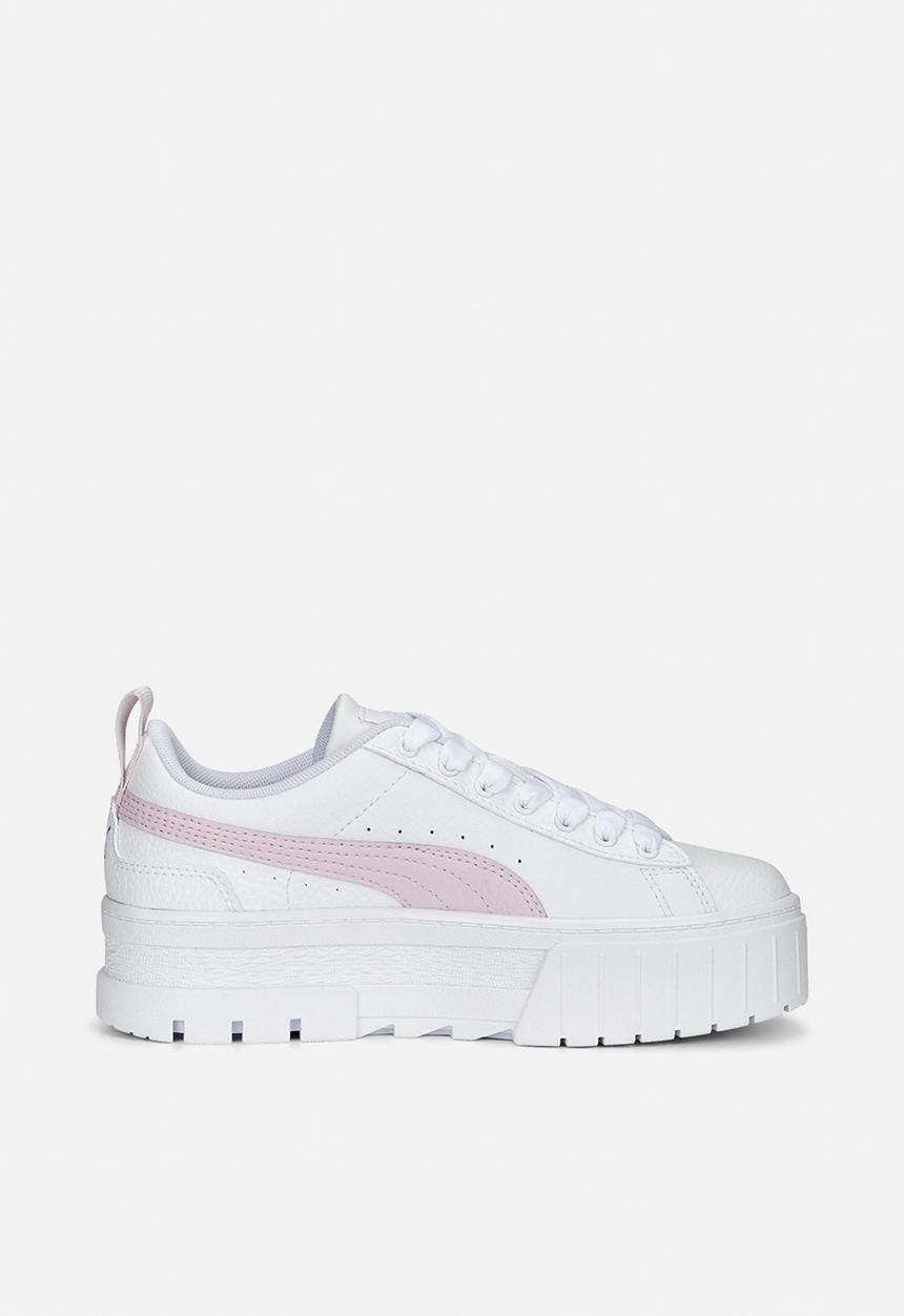 PUMA - Mayze leather jr - puma white/pearl pink