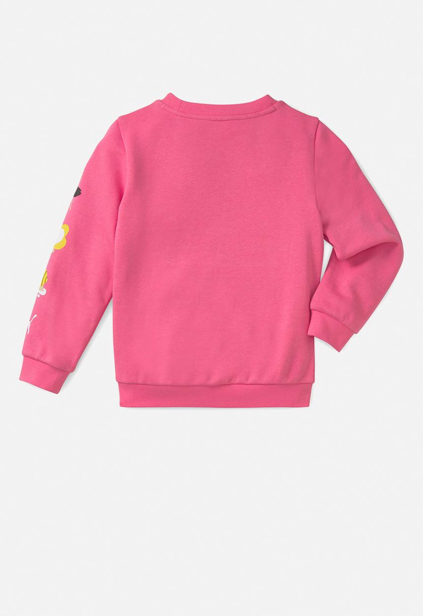 PUMA - Small world crew tr - sunset pink
