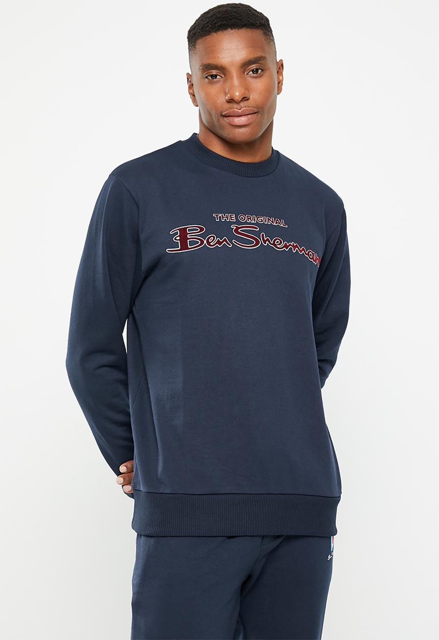 Ben Sherman - Signature crew sweater  - navy