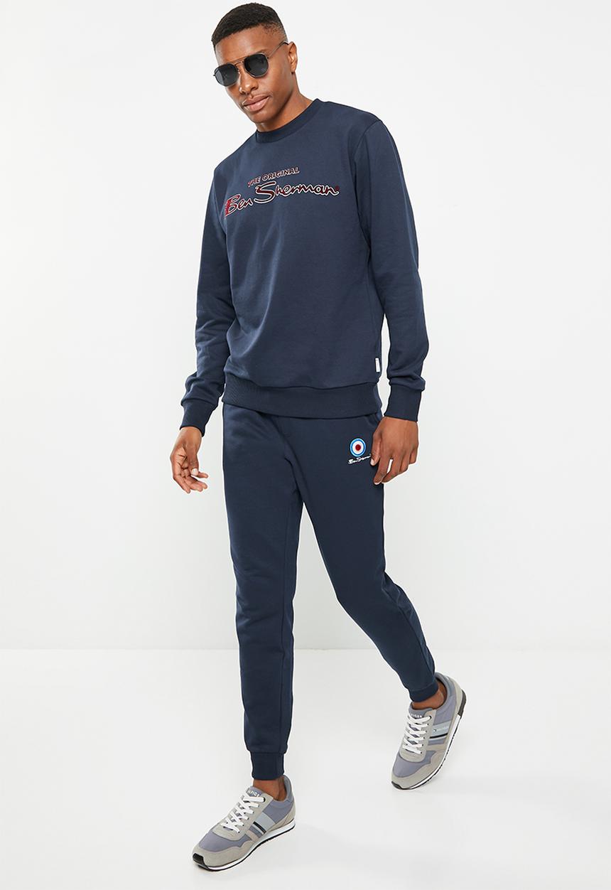 Ben Sherman - Signature crew sweater  - navy