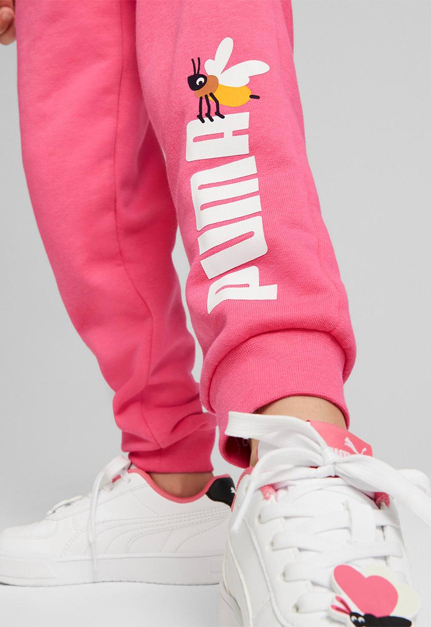 PUMA - Small world sweatpants tr - sunset pink