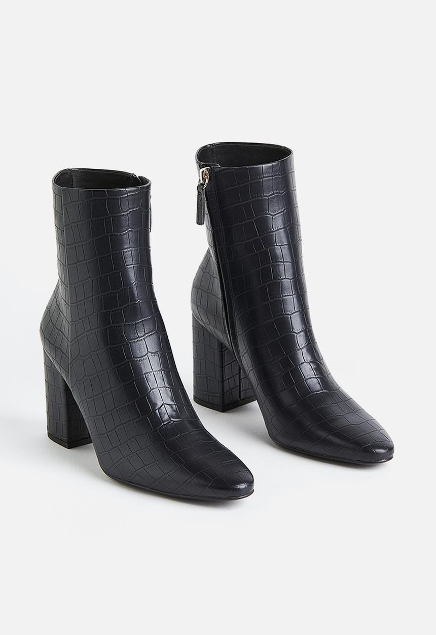 H&M - Heeled boots - black