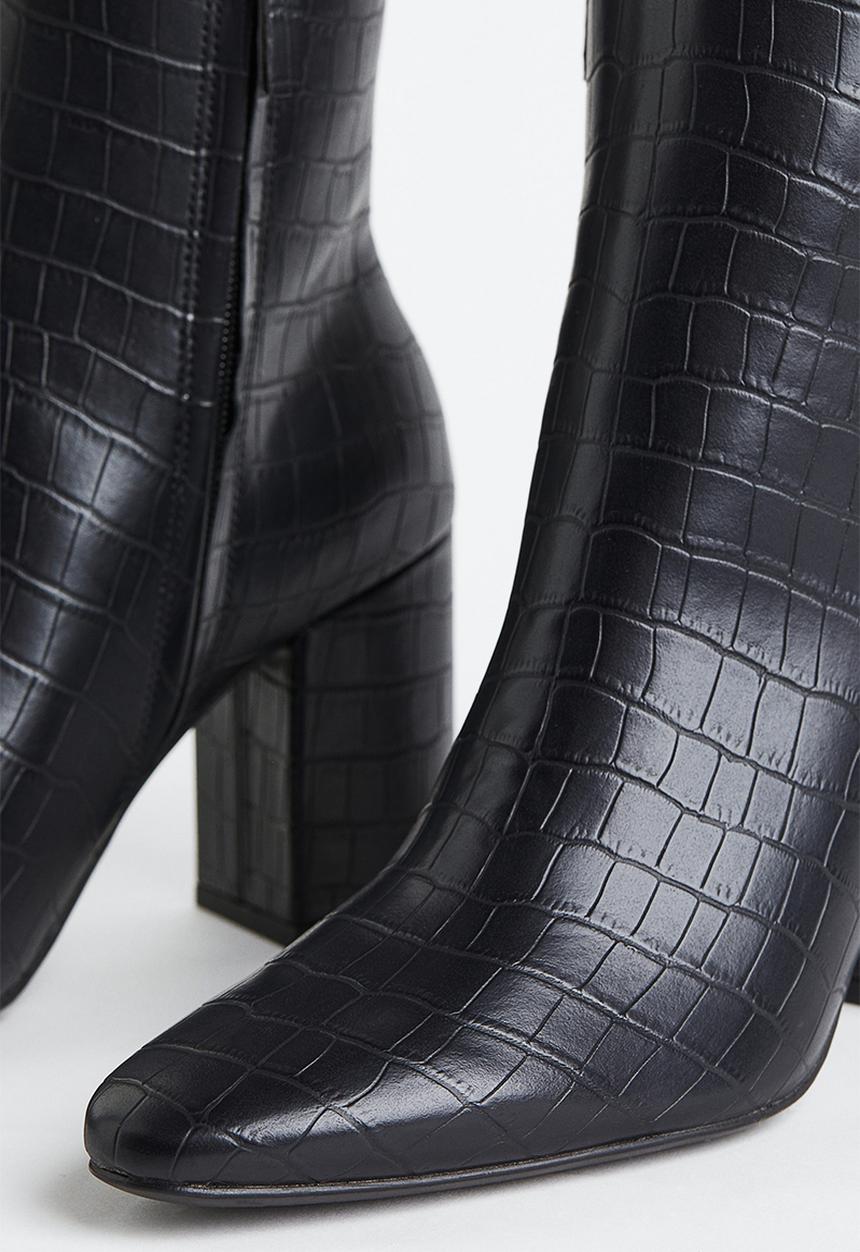 H&M - Heeled boots - black