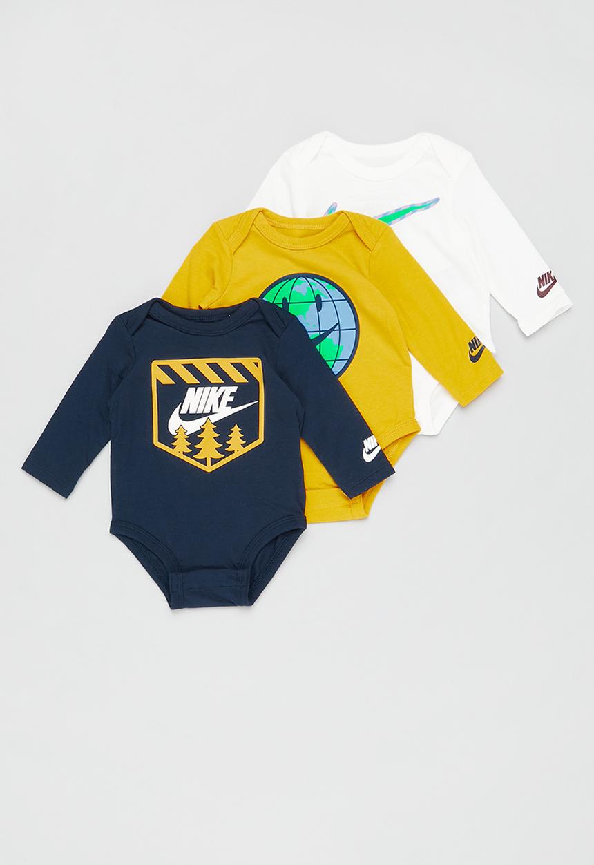 Nike - B nsw outdoors 3pk long sleeve - multi