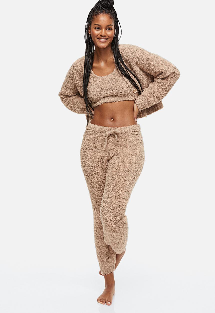 H&M - Fluffy crop top - beige