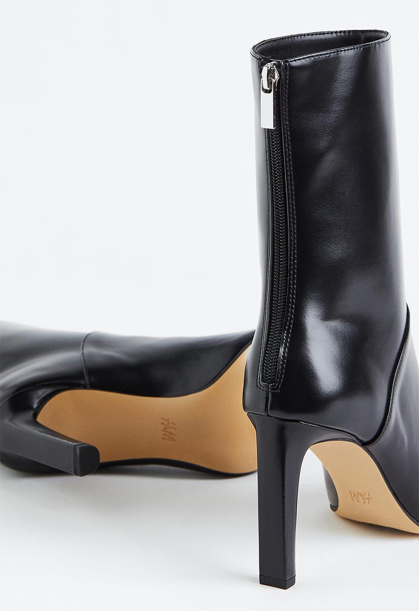 H&M - Heeled boots - black