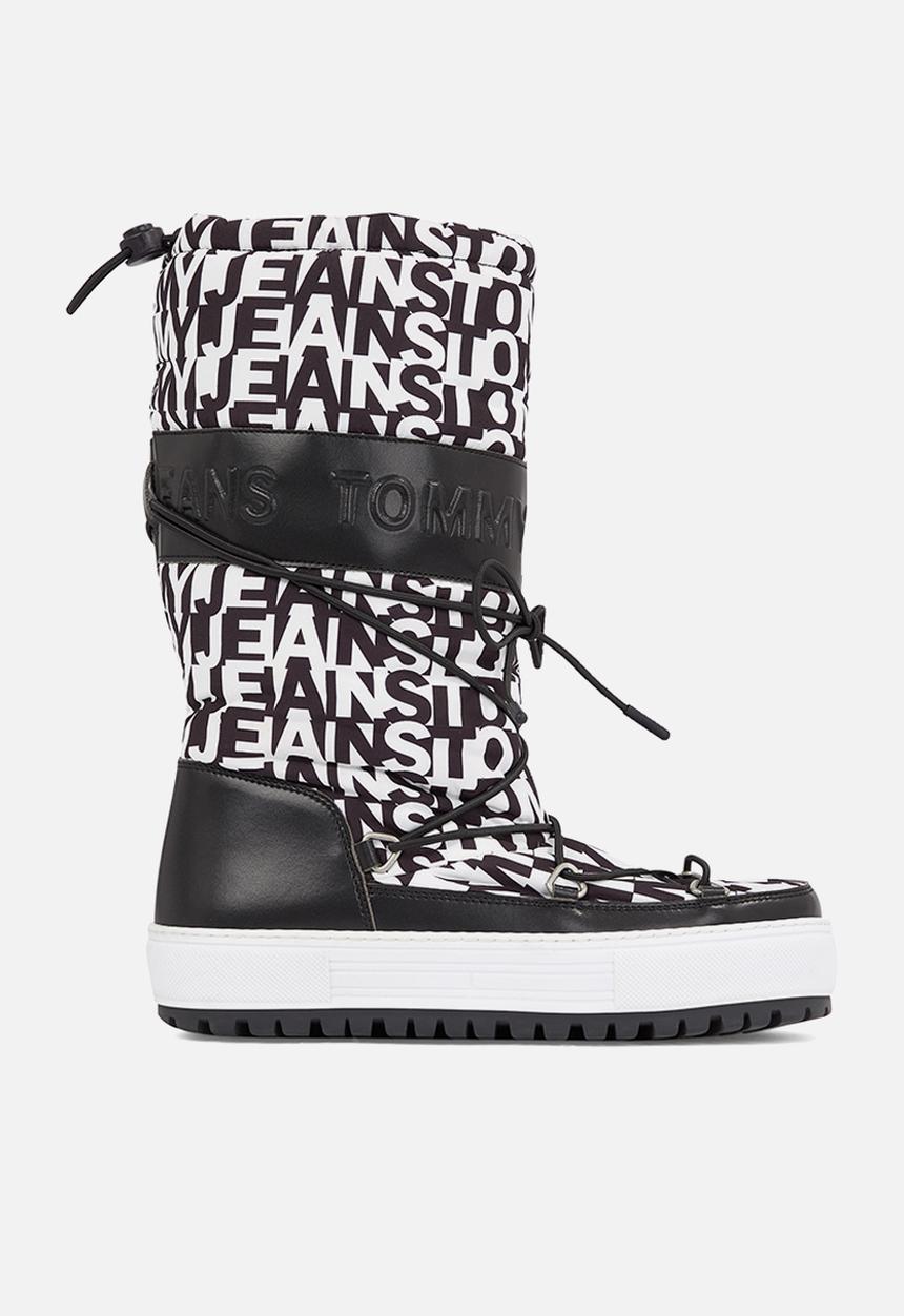Tommy Hilfiger - Tommy jeans snowboot high logo - black/blue triumph print