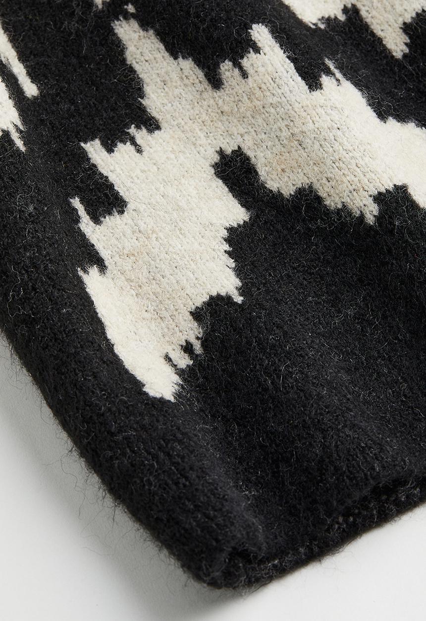 H&M - Jacquard-knit jumper - black