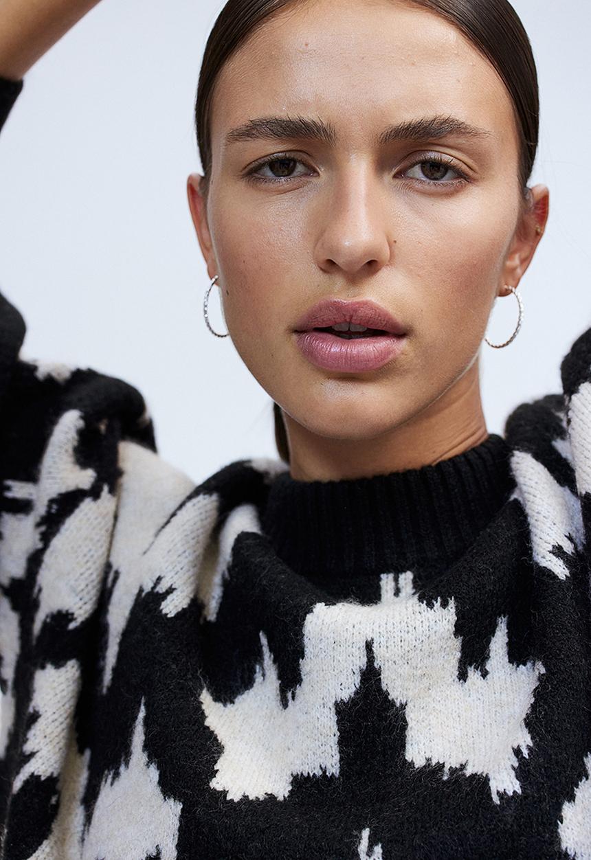 H&M - Jacquard-knit jumper - black
