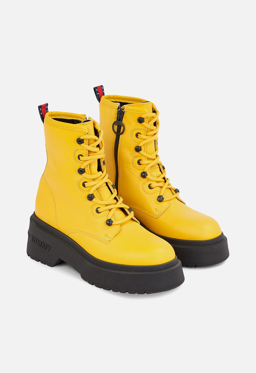 Tommy Hilfiger - Ava lace up boot - warm yellow