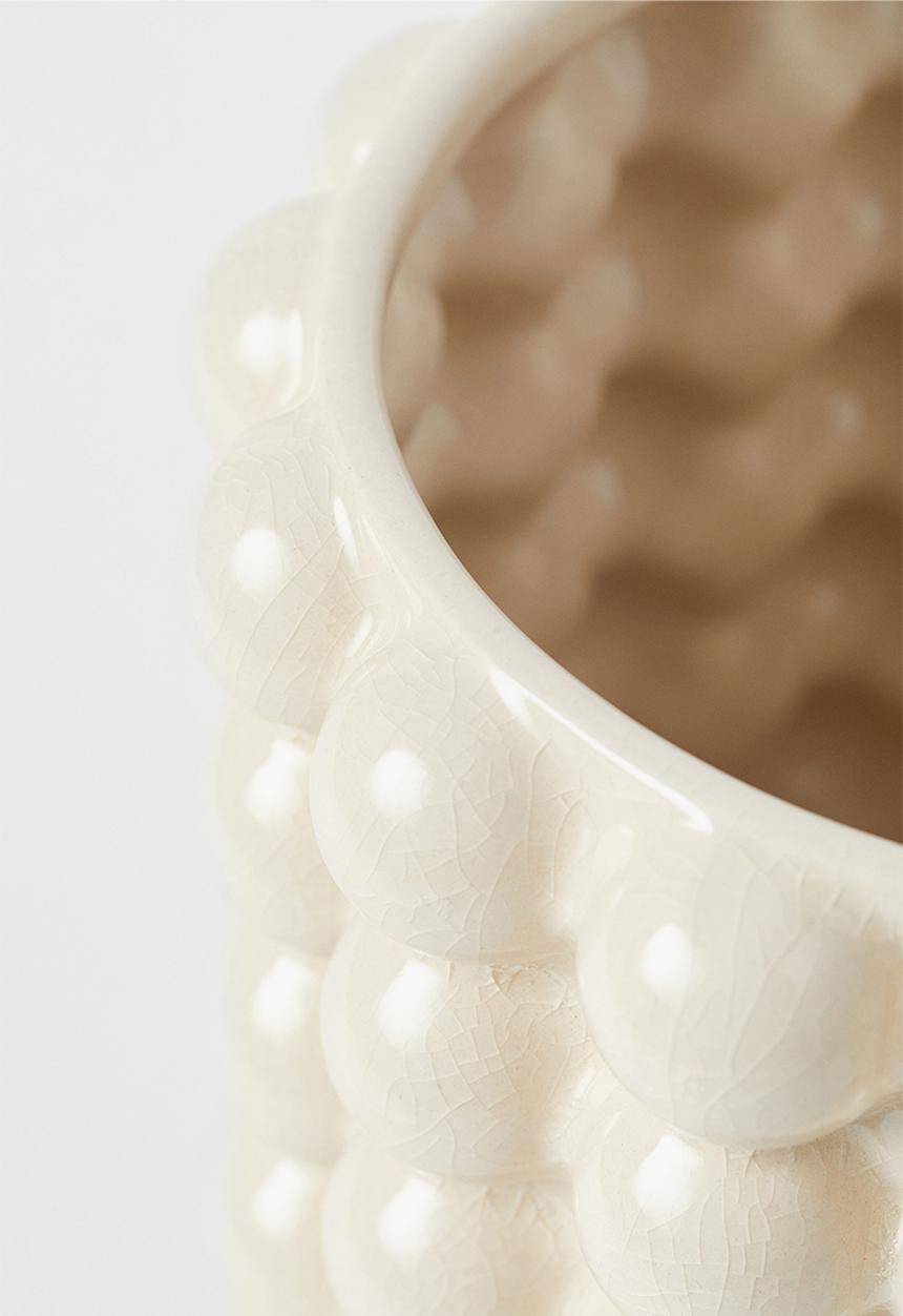 H&M - Bubbled plant pot - beige 