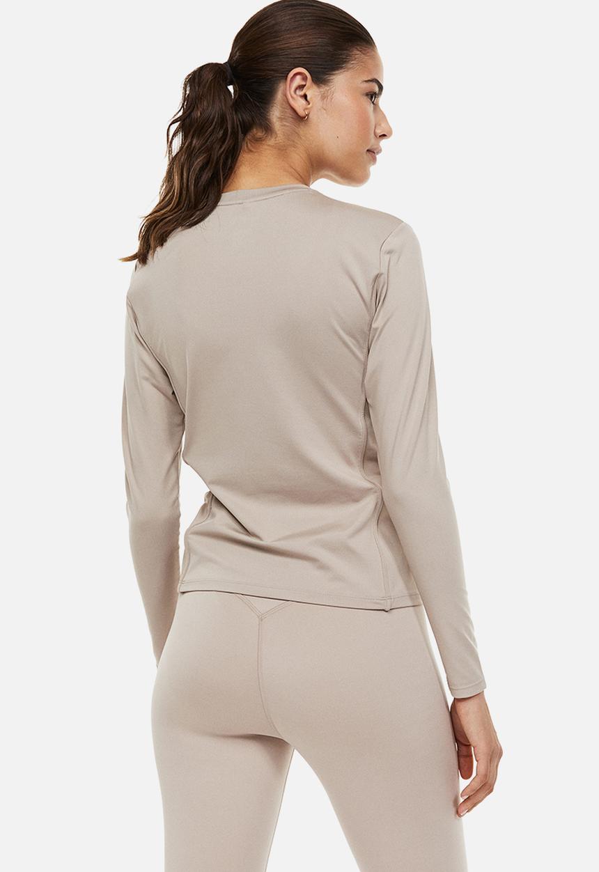 H&M - Drymove™ sports top - beige