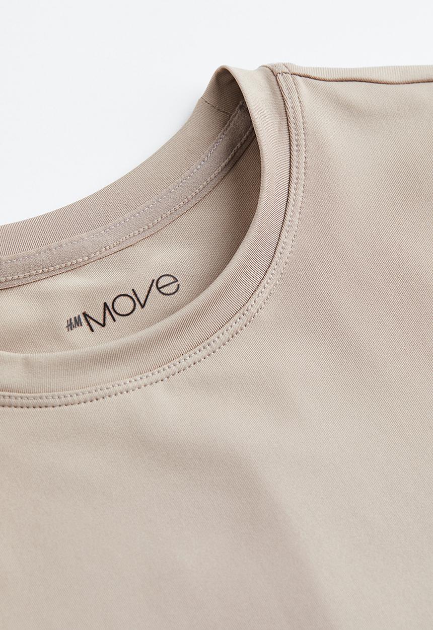 H&M - Drymove™ sports top - beige
