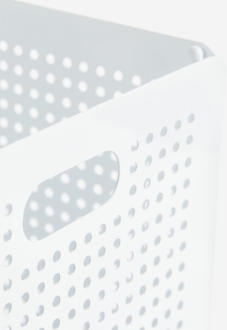 H&M - Metal mesh box - white