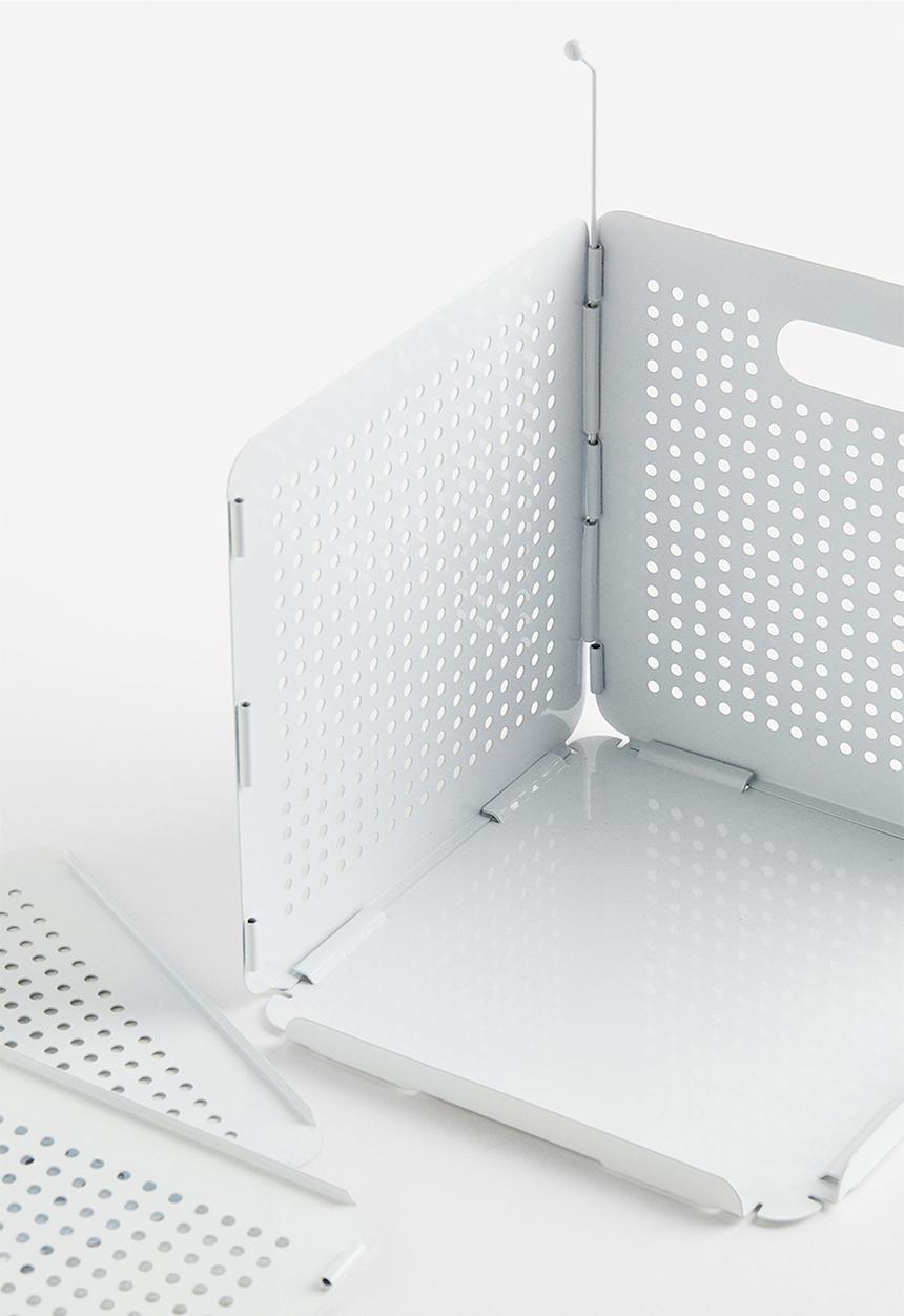 H&M - Metal mesh box - white