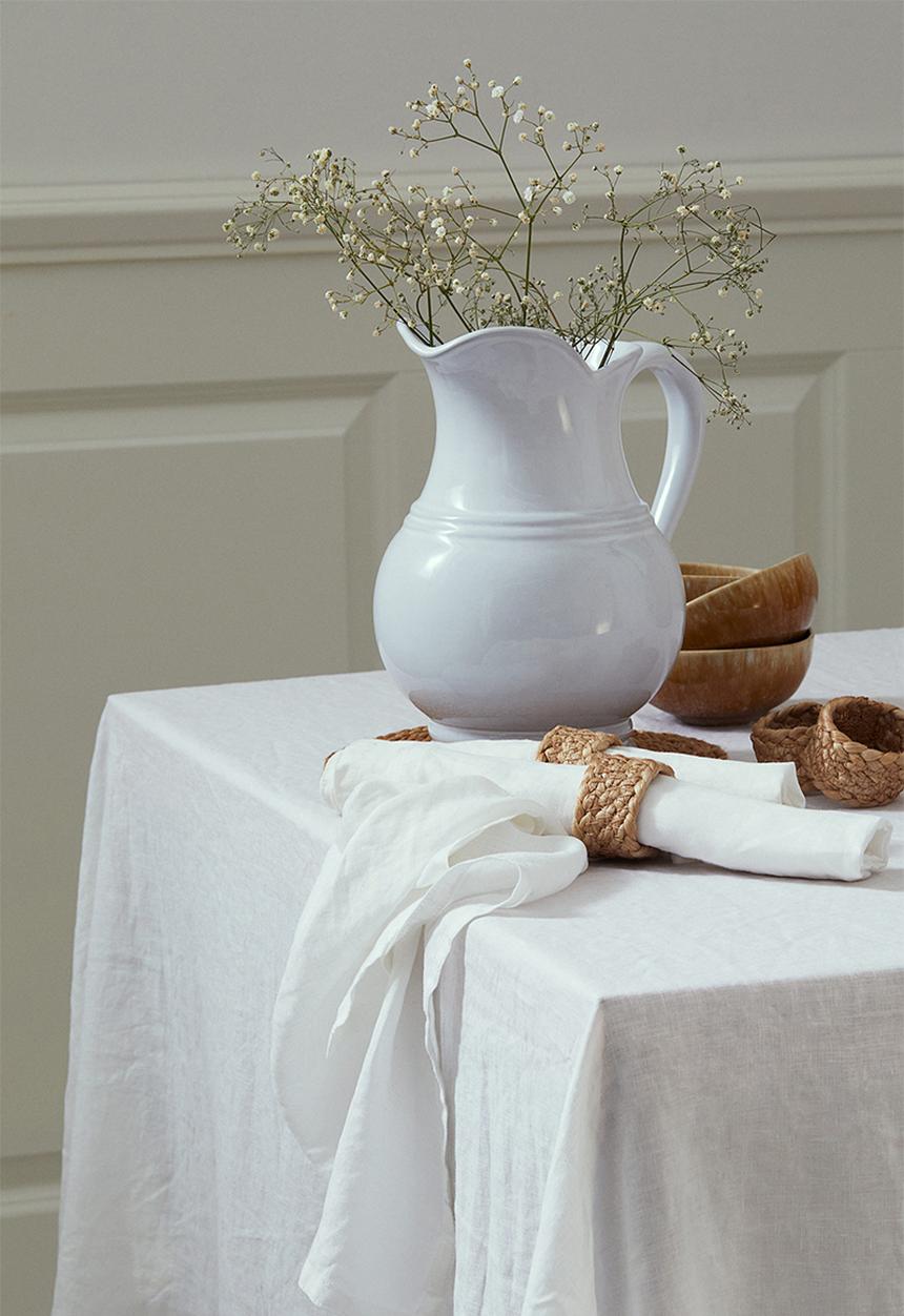 H&M - 2-pack linen napkins - white