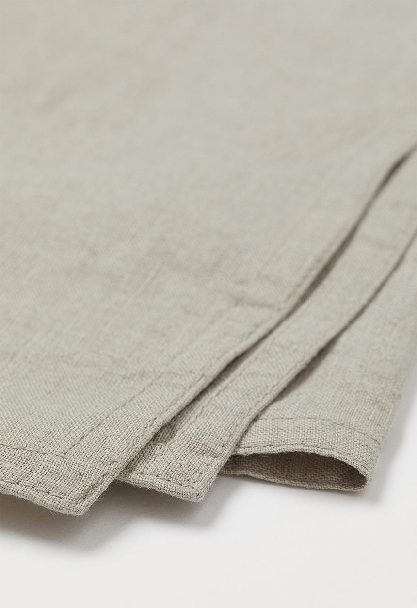 H&M - 2-pack linen napkins - beige