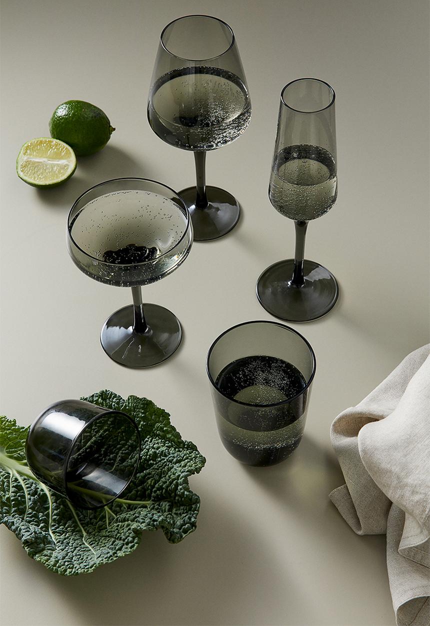 H&M - Champagne flute - dark grey